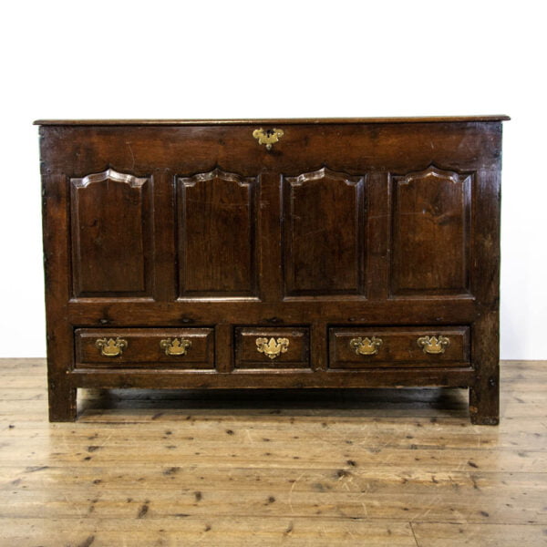 M-3278 Antique 18th Century Welsh Oak Mule Chest Penderyn Antiques (1)