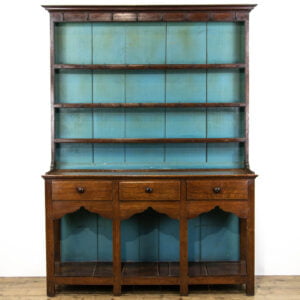M-3389 19th Century Oak Pot Board Dresser Penderyn Antiques (1)