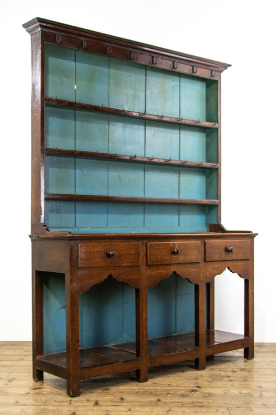 M-3389 19th Century Oak Pot Board Dresser Penderyn Antiques (4)