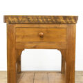 M-3396 Rustic Wooden Kitchen Island with Two Drawers Penderyn Antiques (2)
