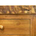 M-3396 Rustic Wooden Kitchen Island with Two Drawers Penderyn Antiques (8)