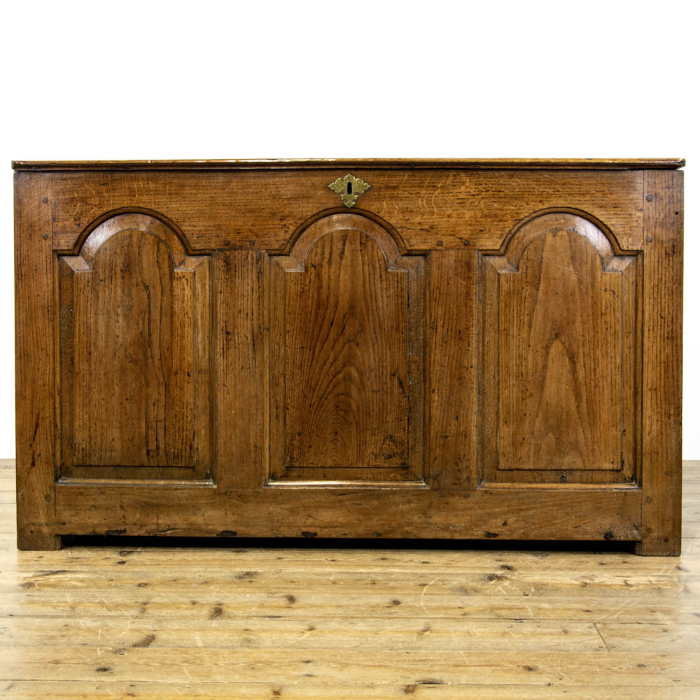 18th Century Welsh Oak Panelled Coffer