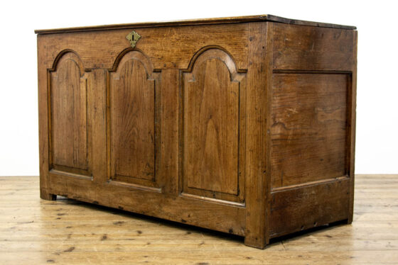 M-3469 18th Century Welsh Oak Panelled Coffer Penderyn Antiques (11)