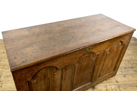 M-3469 18th Century Welsh Oak Panelled Coffer Penderyn Antiques (4)