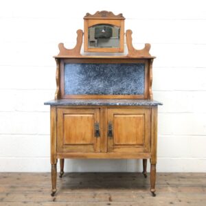 Antique Marble Top Washstand Cupboard