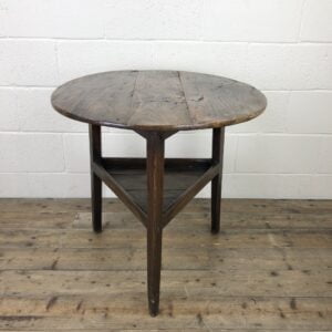 Antique 19th Century Elm Cricket Table