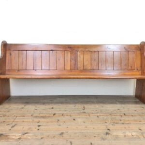Antique Wooden Chapel Pew