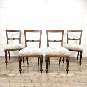 Set of Four Antique Oak Dining Chairs