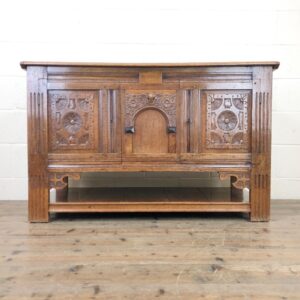 Early 20th Century Carved Oak Cupboard