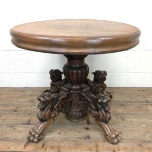 Victorian Carved Oak Centre Table