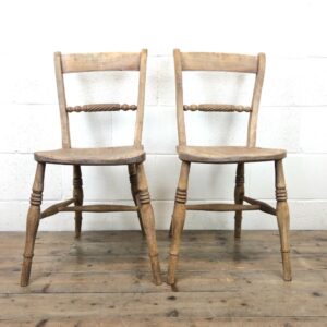 Pair of Antique Farmhouse Kitchen Chairs