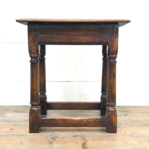 Early 20th Century Antique Oak Joint Stool
