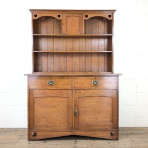 Antique Arts and Crafts Oak Kitchen Dresser