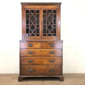 Large Antique Welsh Oak Display Cabinet