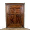 M-1696 Antique 19th Century Mahogany Hanging Corner Cupboard Penderyn Antiques (1)