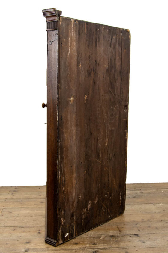 M-1696 Antique 19th Century Mahogany Hanging Corner Cupboard Penderyn Antiques (6)