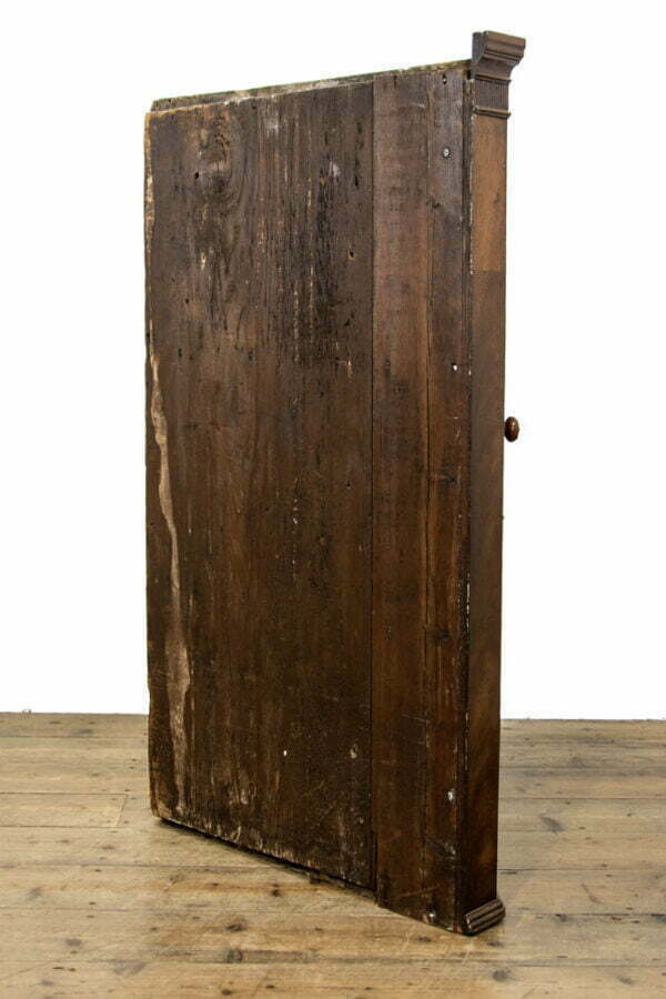 M-1696 Antique 19th Century Mahogany Hanging Corner Cupboard Penderyn Antiques (7)