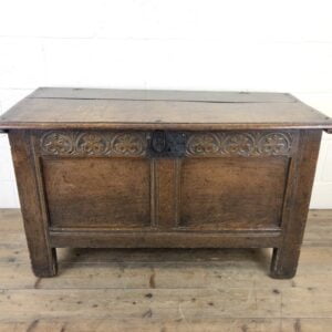 18th Century Joined Oak Coffer