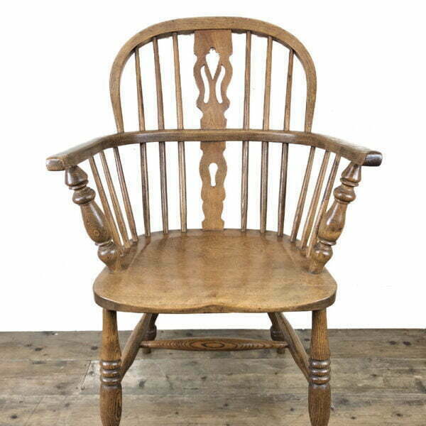 M-1779 19th Century Beech and Elm Windsor Armchair Penderyn Antiques (1)