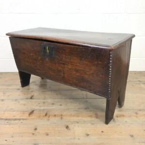 17th Century Elm Six Plank Coffer