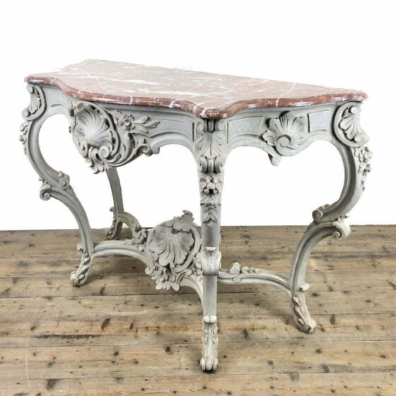 M-2018 French Marble Top Console Table Penderyn Antiques (8)