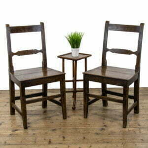 Pair of Antique Welsh Oak Farmhouse Chairs