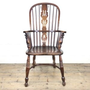 Antique Ash and Elm Windsor Armchair