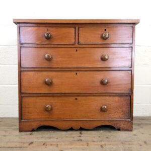 Victorian Pine and Mahogany Chest of Drawers