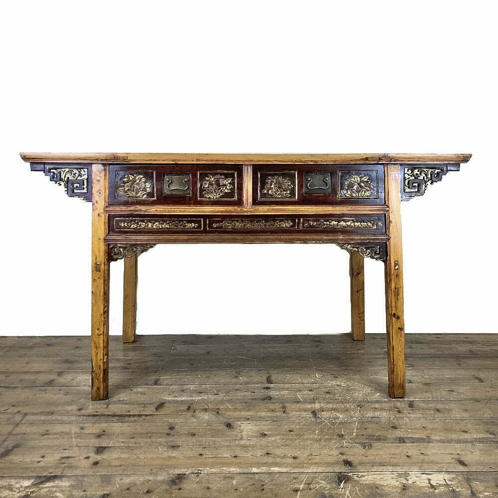 Chinese Antique Elm Altar Table