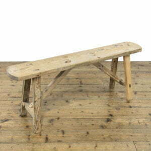 Rustic Wooden Antique Pine Bench