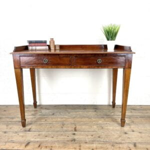 Victorian Two Drawer Mahogany Side Table