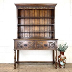 Decorative Antique Carved Oak Dresser