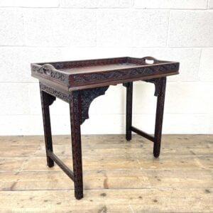 Antique Carved Tray Table