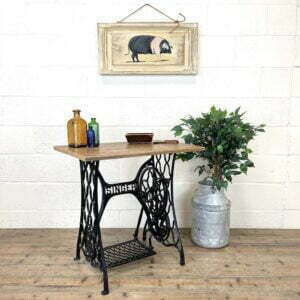 Vintage Singer Sewing Machine Treadle Table