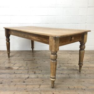 Antique Pine Farmhouse Kitchen Table
