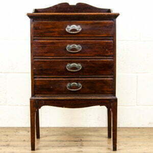 Small Edwardian Four Drawer Music Chest