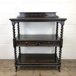 Antique Oak Three Tier Sideboard