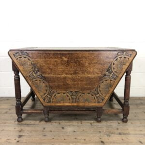 Antique Carved Oak Dining Table