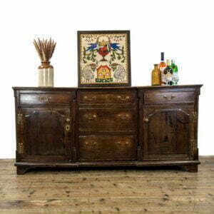 Antique 18th Century Oak Dresser Base
