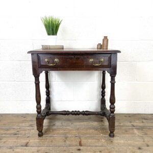 18th Century Antique Oak Side Table