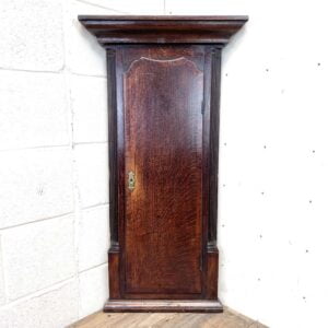 Narrow Georgian Oak Corner Cupboard