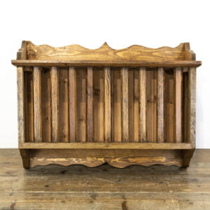 Rustic Wooden Plate Rack