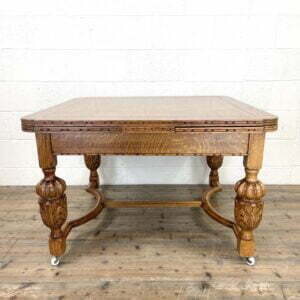 Antique Oak Draw Leaf Dining Table