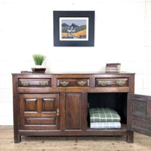 18th Century Welsh Oak Dresser Base