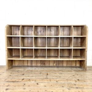 Antique Pine School Shoe Rack