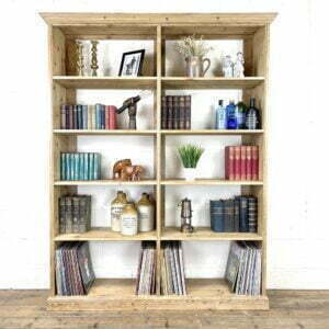 Large Vintage Pine Display Shelves