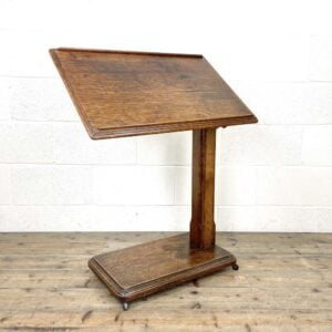 Antique Oak Reading Table or Stand