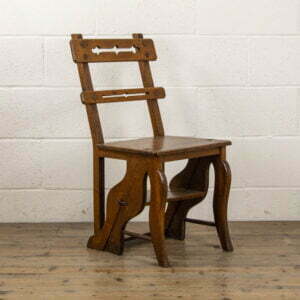 Antique Oak Metamorphic Library Chair