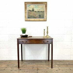 Antique Georgian Oak Side Table with Drawer