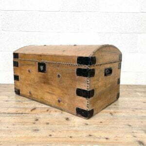 Rustic Antique Pine Dome Top Trunk